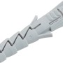 Grauer LUX Spreizdübel, 10x50 mm, für Beton und Ziegel, geeignet für leichte Lasten.