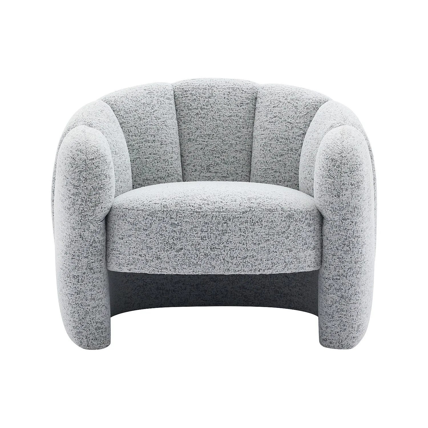 Vente-unique Sessel Mit Gerader Rückenlehne Delipo Grau 93 cm