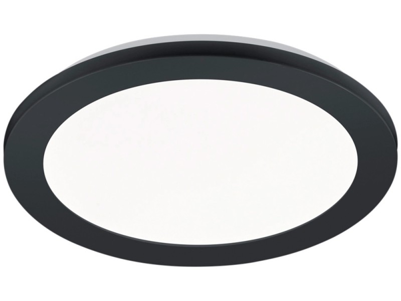 Reality LED Deckenleuchte Camillus Schwarz matt 30 mm x 260 mm x 260 mm  kaufen bei OBI