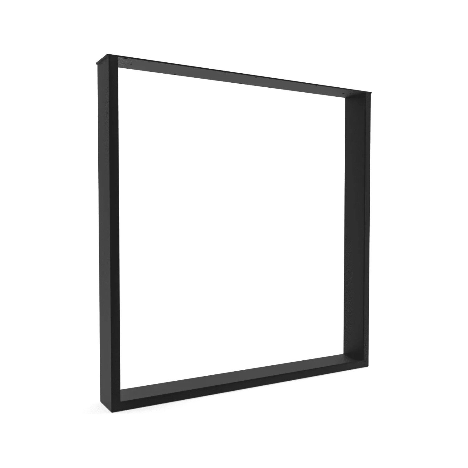 HEVVA Tischkufe BASEL 70 cm Tief 72 cm Höhe 1x Bein Schwarz