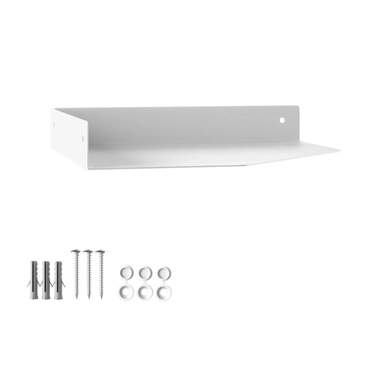 Thumbnail - SOTECH Design Wandeckregal HOVER-IX 200 x 200 x 30 mm Weiß für Wandmontage