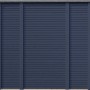 Anthrazitfarbenes Bertilo Gartenhaus Woodline Pent aus Holz (234x226cm).
