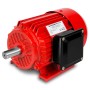 Roter EBERTH Elektromotor 400V, 1,5kW, 2840 U/min, für Werkzeugmaschinen und Baumaschinen.