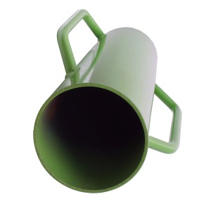 Grüne TRUTZHOLM Handramme/Pfahlramme (60cm, 15kg) zum Einschlagen von Zaunpfosten.