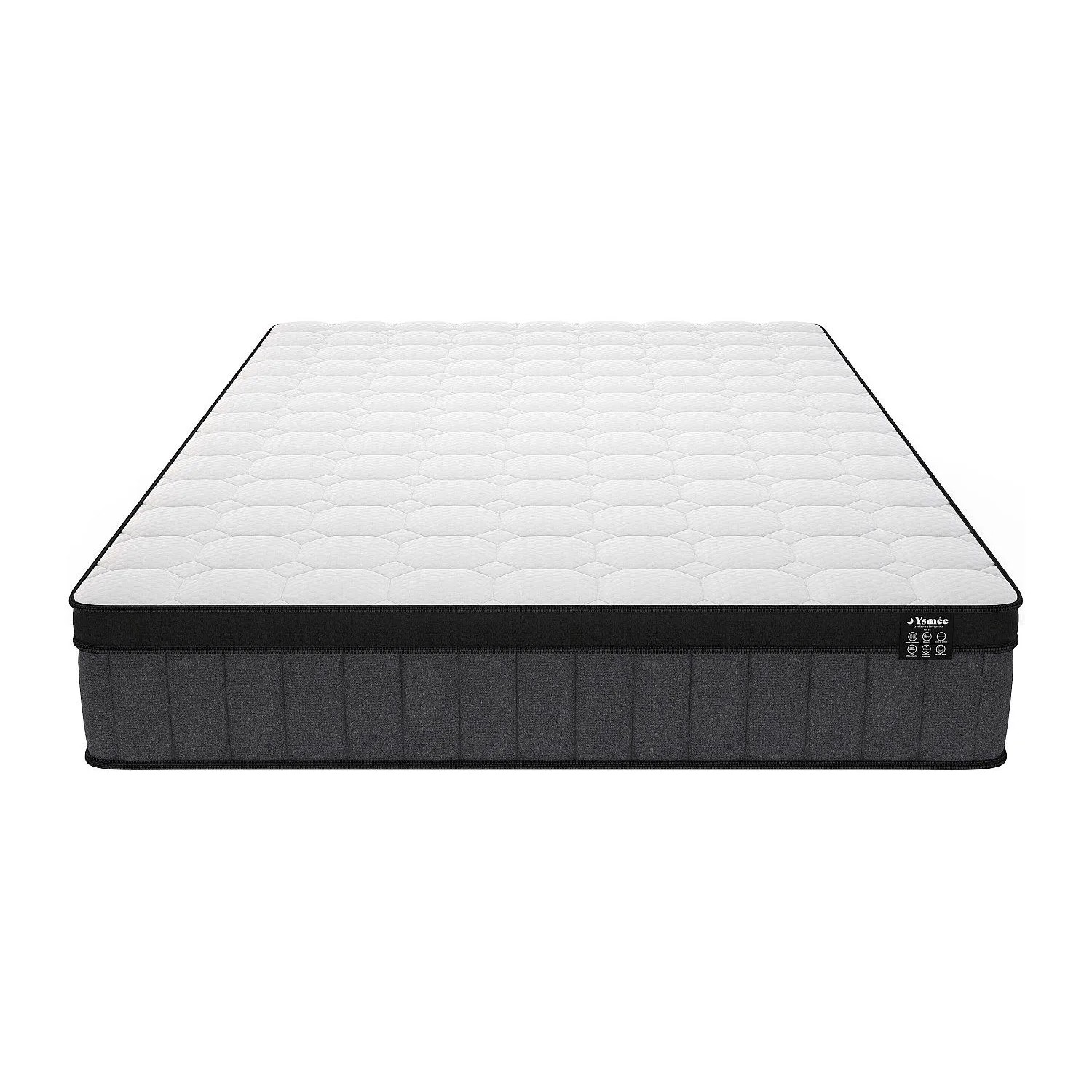 Vente-unique Standardmatratze Tolca Weiß 190 cm