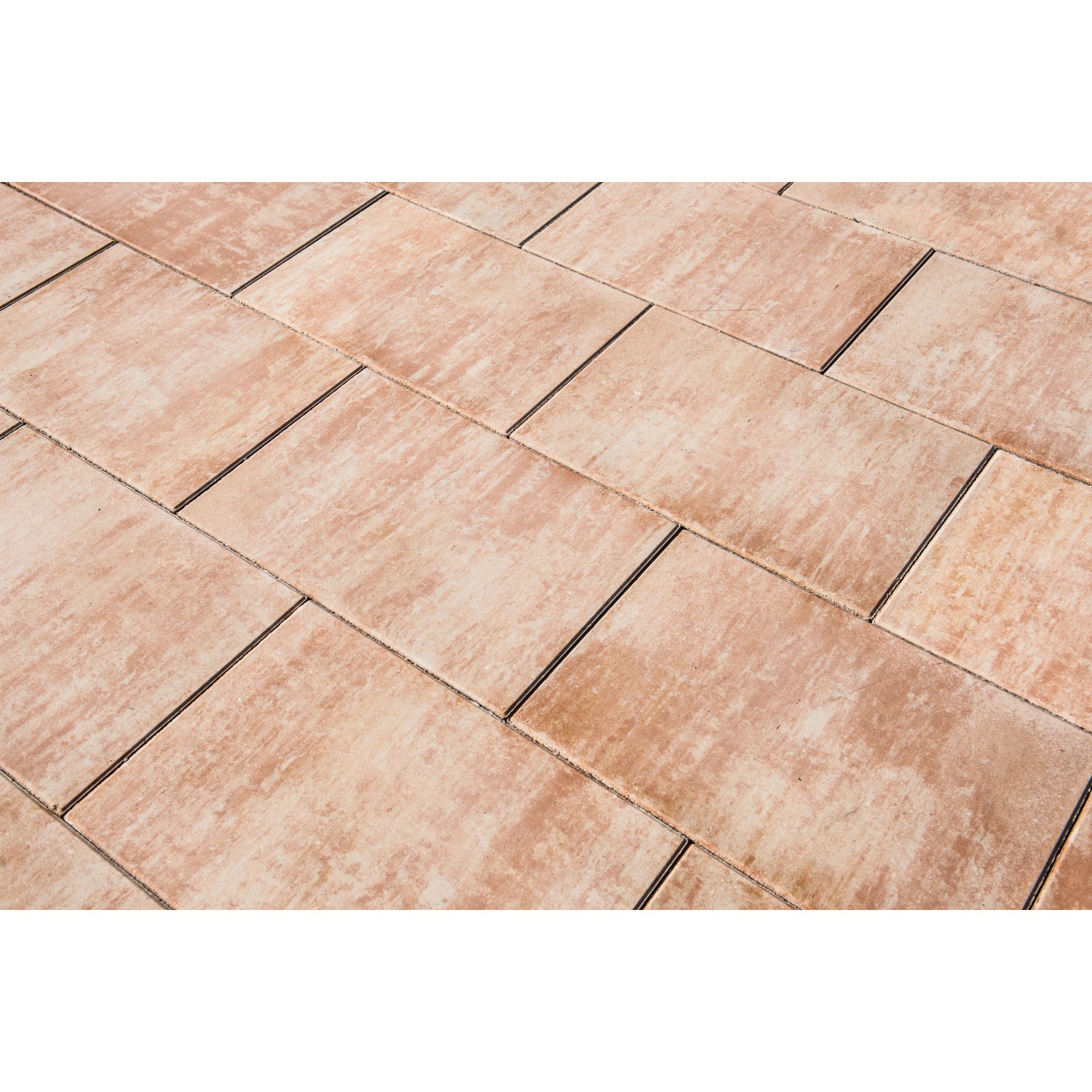 Diephaus Terrassenplatten Corso Sandstein, 60x40 cm, verlegt. Gehwegplatten in Sandsteinoptik.