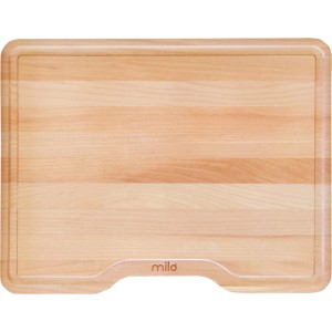 Miló Schneidebrett aus Buchenholz Natur für Spüle, Zubehör für Spülen.