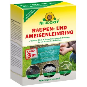 Neudorff Raupen- und AmeisenLeimring 3m. Grüner Leimring am Baumstamm, schützt Obst- & Ziergehölze vor Schädlingen.