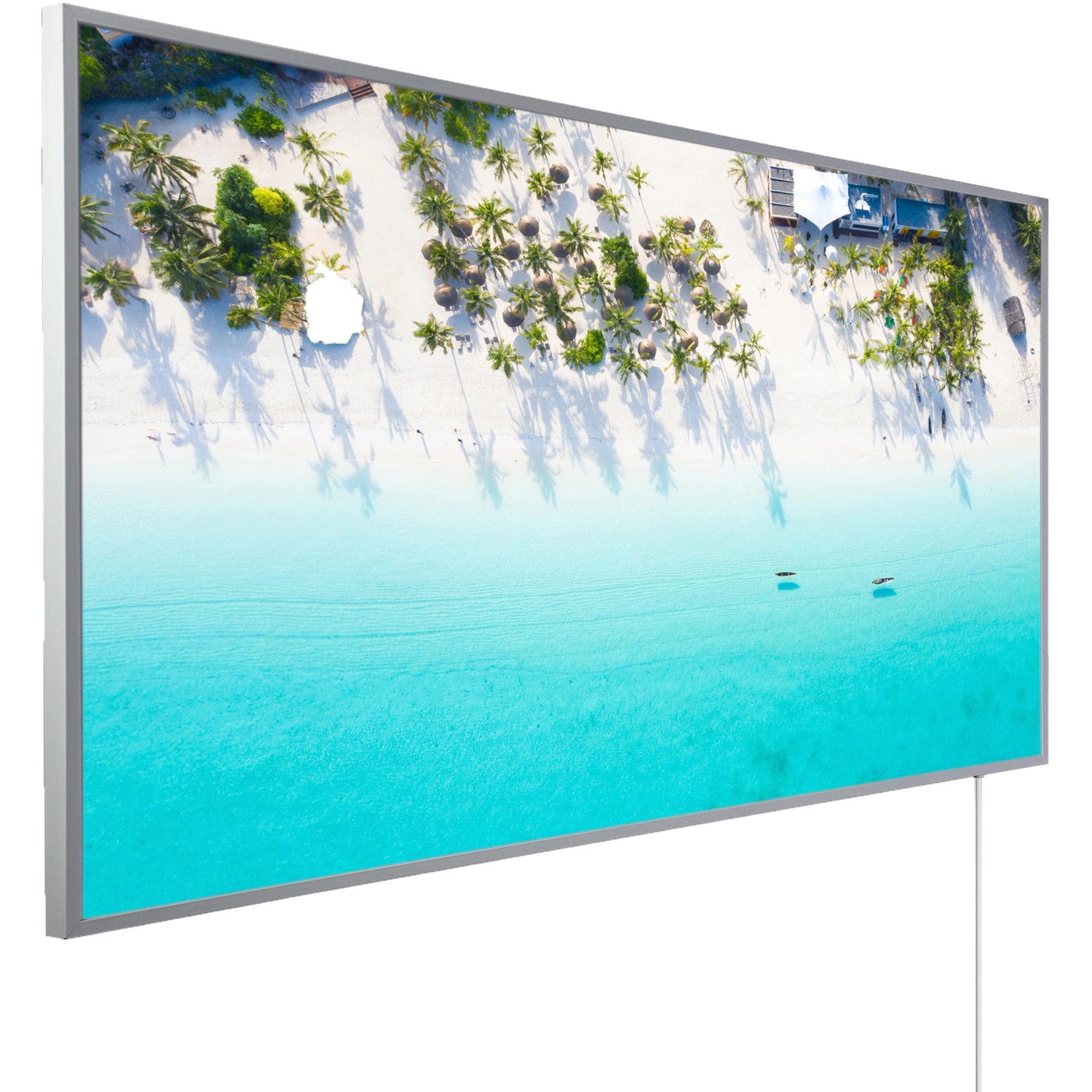 Könighaus Infrarotheizung Panorama-Serie 50 cm x 60 cm 300 W Traumstrand 1 günstig online kaufen