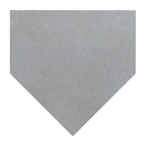 Graue, ungeschliffene Diephaus Berliner Platte aus Beton. Robuste Terrassen- und Gehwegplatte mit Struktur.