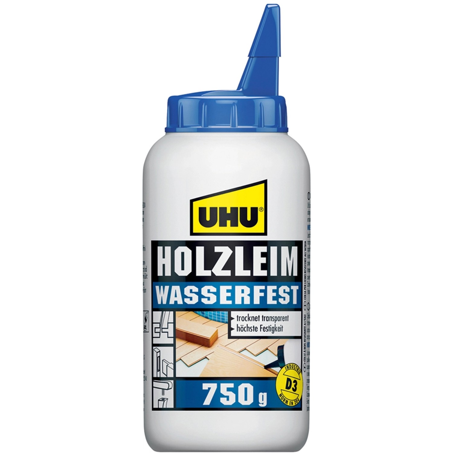 Uhu Holzleim Wasserfest 750 g