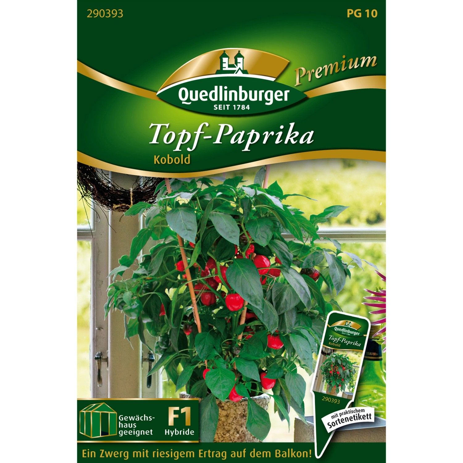 Quedlinburger Topf-Paprika Kobold Loses Saatgut günstig online kaufen