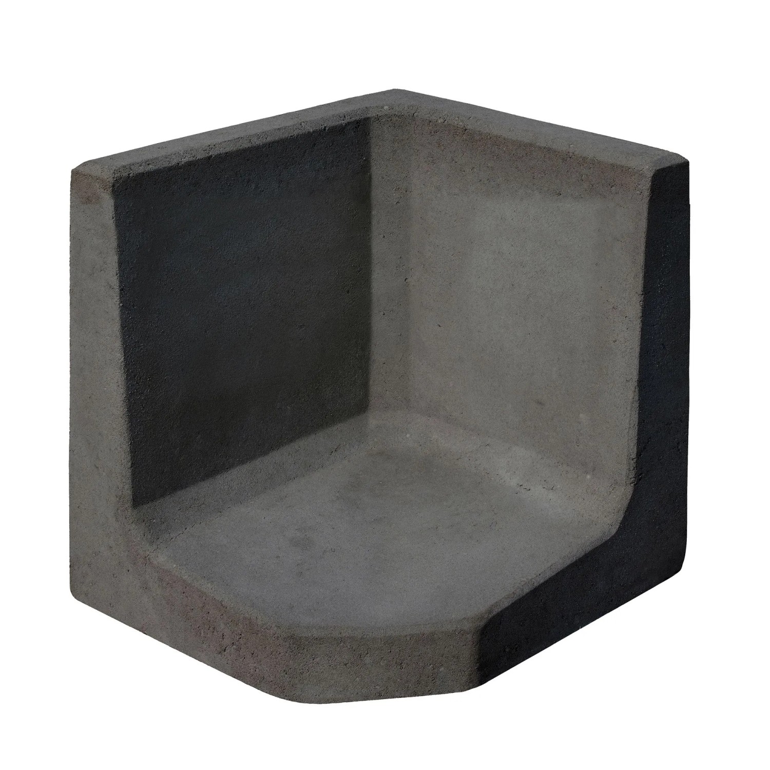 Diephaus L-Steinecke Unbewehrt Anthrazit 40 x 50 x 50 x 7 cm