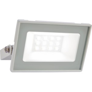 Weißer LED Strahler 10W für den Außenbereich.