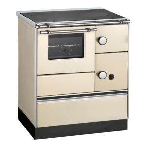 Westminster Küchenherd K76-70 Stahl Backfach Links Elfenbein 7,3 kW