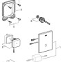 GROHE Tectron Skate Infrarot Betätigungsplatte für Urinal, Chrom. Einzelteile: Frontplatte, Sensor, Steuerung, Fernbedienung.