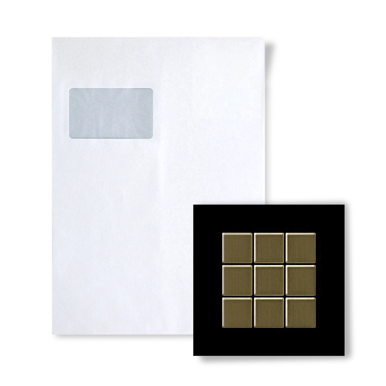 ALLOY Mosaik MUSTER S-Mosaic-Ti-GB Mosaic Titan Gold Gebürstet günstig online kaufen