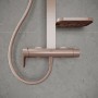 Ideal Standard Duschsystem in Rosé: Einhebel-Armatur mit Kopf- und Handbrause für komfortables Duschen.