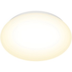 Weiße WiZ LED-Deckenleuchte Adria, dimmbar, Ø 32cm. Smarte Lampe für warmweißes Licht.
