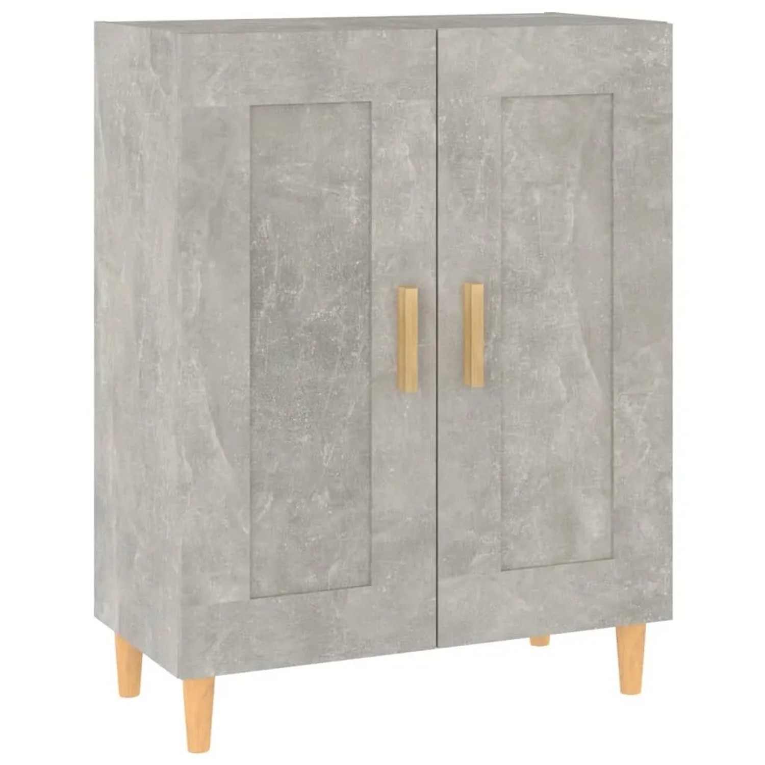 vidaXL Sideboard Betongrau 69,5x34x90 cm Holzwerkstoff 812136