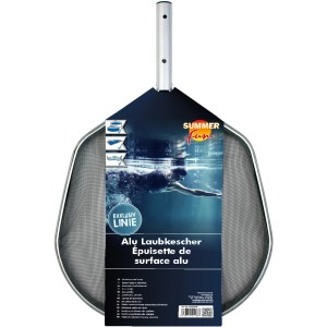 Summer Fun Alu Laubkescher mit feinem Netz und Alurahmen für die Poolreinigung.