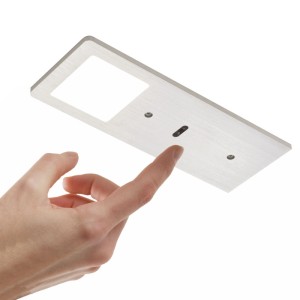 SOTECH Domus-Line LED Unterbauleuchte FYN SE D-MOTION mit Sensor 190 x 70 mm 12V 5W 2700 Bis 6000K Aluminium Gebürstet