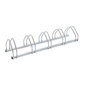 Tech-Craft Fahrradhalterung Bodenständer für 6 Fahrräder aus verzinktem Stahl.