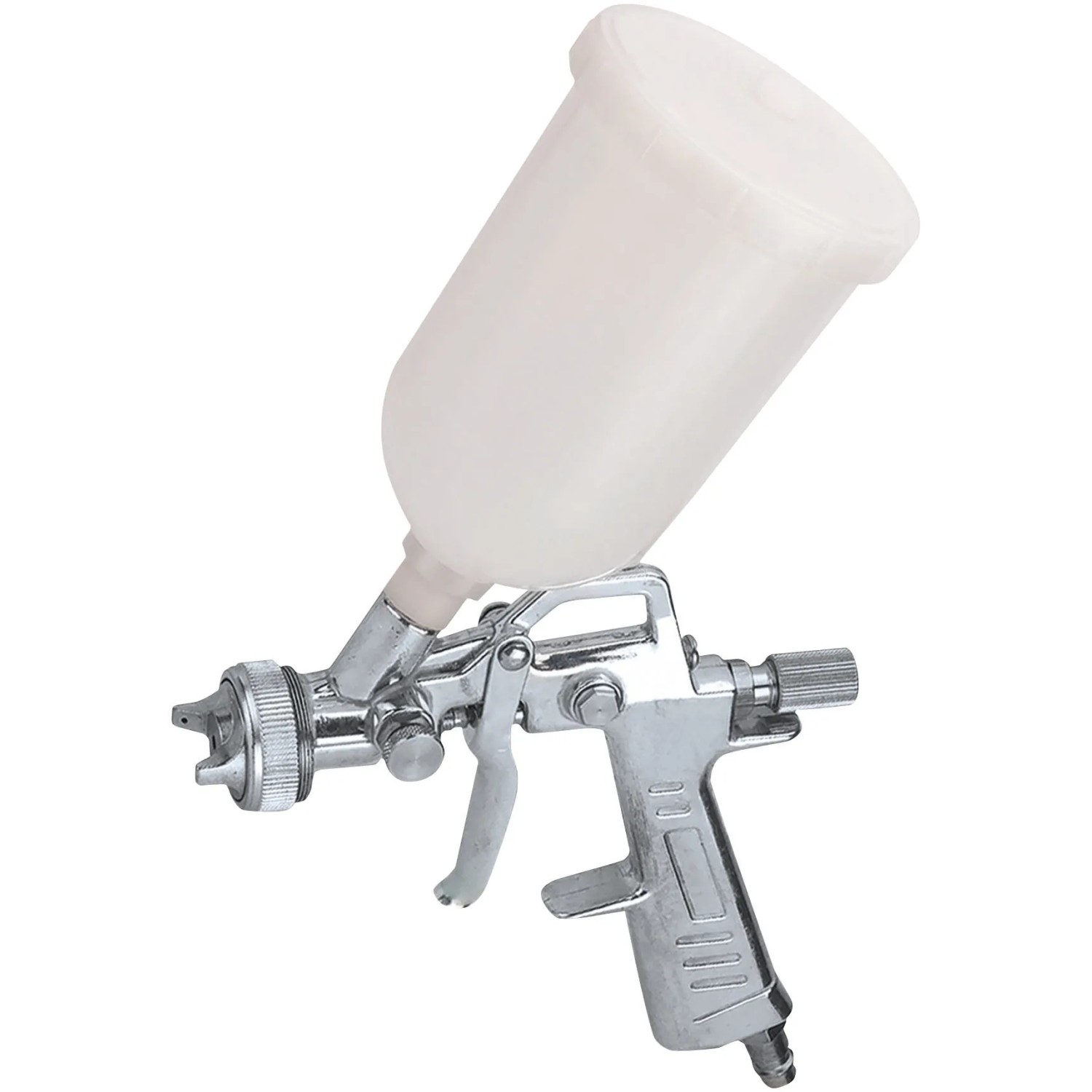 Einhell Spritzpistole mit Fließbecher aus dem 5-tlg. Druckluftset Profi.