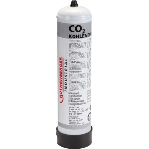 Rothenberger CO2 Gasflasche, 390g Kohlendioxid für MAG-Schweißen.