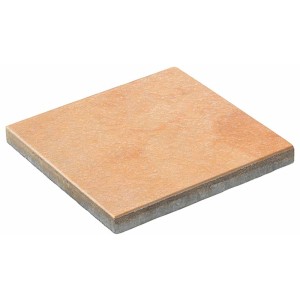 Diephaus Terrassenplatte Noca, Lachs geflammt, 40x40 cm, mit strukturierter Oberfläche.