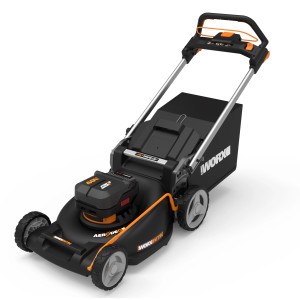 Worx Akku-Rasenmäher WG760E Nitro mit 51 cm Schnittbreite, Akkubetrieben, selbstfahrend.