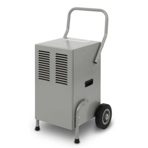 EBERTH Bautrockner/Luftentfeuchter 50L/Tag, mobil mit Rädern und Griff.