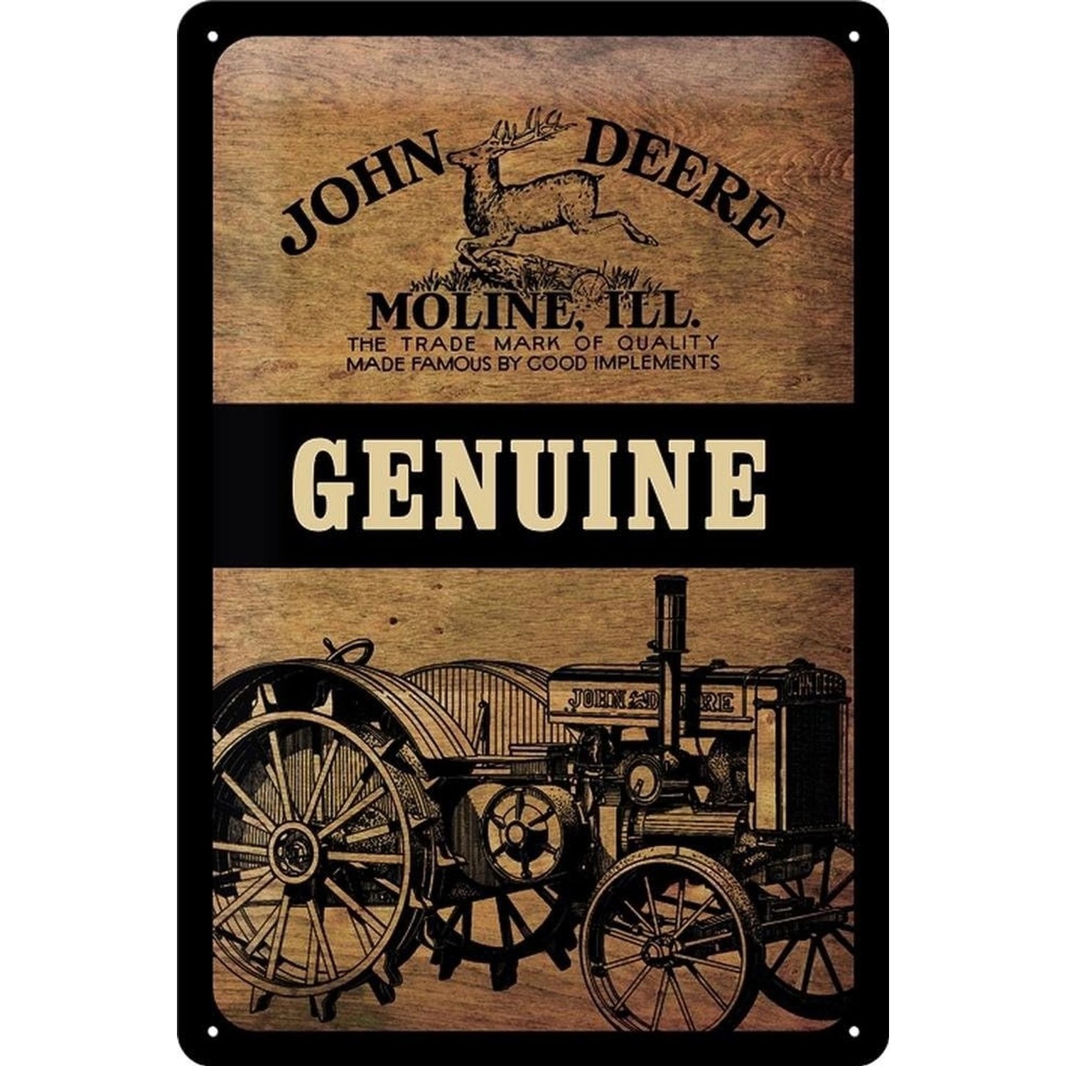 Nostalgic-Art Blechschild 20 x 30cm - John Deere Genuine günstig online kaufen