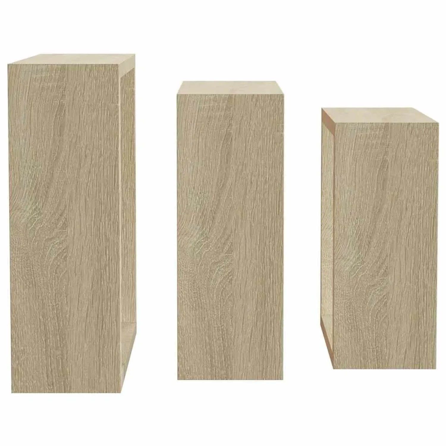 vidaXL Würfelregale 3 Stk Sonoma-Eiche 326719_6