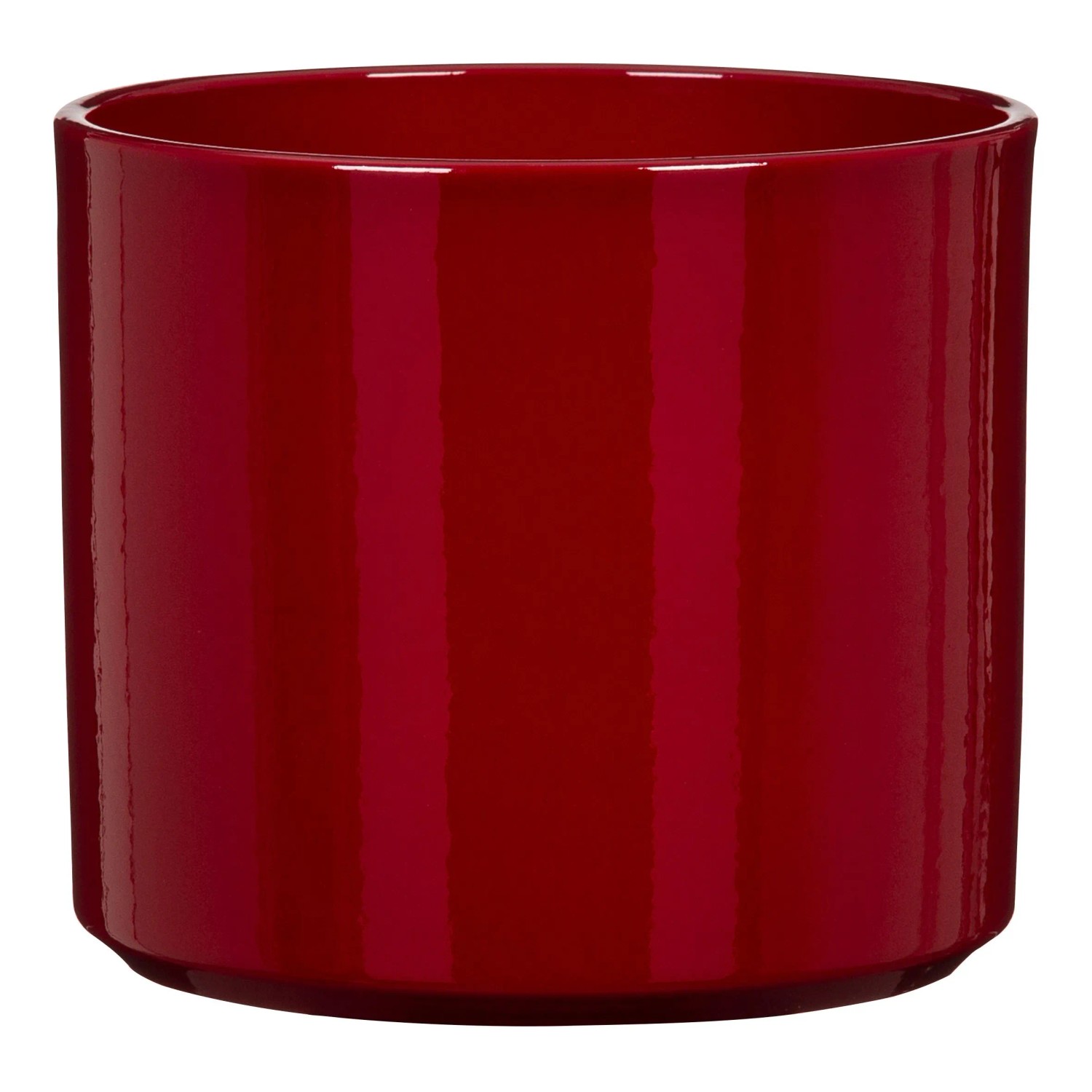 Scheurich Blumentopf Keramik Ø 15,6 cm x 14,1 cm Intense Red Volumen 3,4 l günstig online kaufen