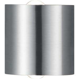 Moderne Trio LED-Wandleuchte aus Nickel matt, Licht nach oben und unten.