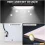 ENOVALITE LED Panel 62x62: Rasterdeckenleuchte mit OSRAM Netzteil für Büros.