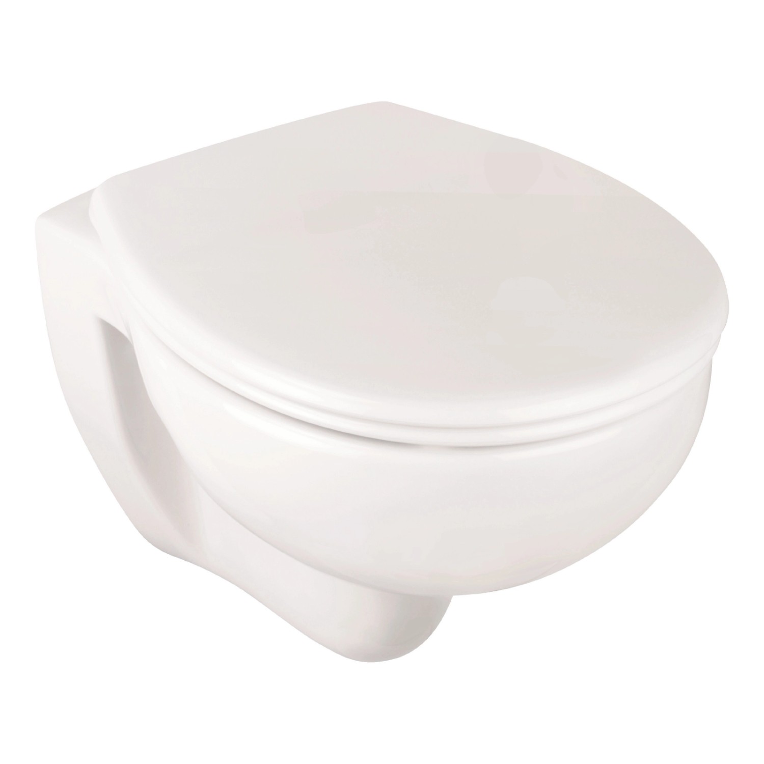 Calmwaters Hänge WC Premium Spülrandlos Set WC-Sitz Absenkautomatik Weiß 08 günstig online kaufen