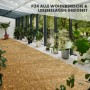 KARAT Vinylboden Kyara 620M in Naturkork-Optik im Raum mit Pflanzen.