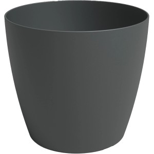 Anthrazitfarbener, matter Artevasi San Remo Übertopf, Ø 42 cm, für den Innenbereich.