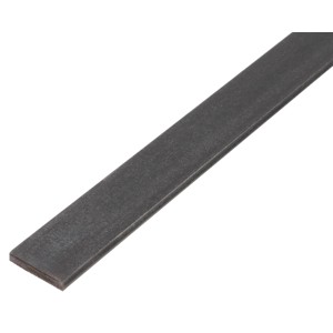 Flachstange aus Stahl, 5x15x1000 mm, warm gewalzt.