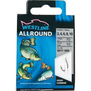Westline Allround Haken Sortiment, verschiedene Größen im Set für Angler.