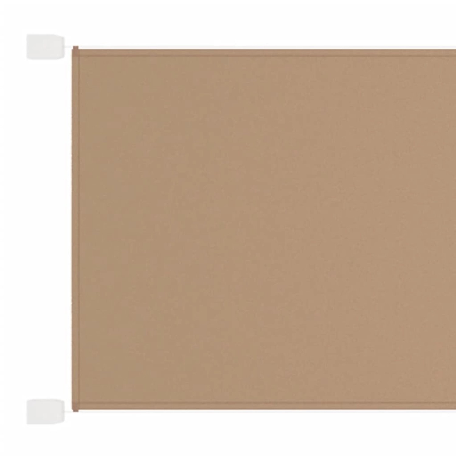 furnicato Senkrechtmarkise Taupe 60x1200 cm Oxford-Gewebe günstig online kaufen