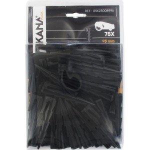 Skana Erdnägel, 75er Pack, für Rasenmäher Begrenzungsdraht, 85 mm lang.