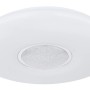 Weiße Globo LED-Deckenleuchte Sully, Ø 41cm, mit Farbwechsel und Fernbedienung.