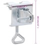vidaXL Sonnenschirmhalter für Balkon 2 Stk 32 mm Verzinkter Stahl 4003384_6