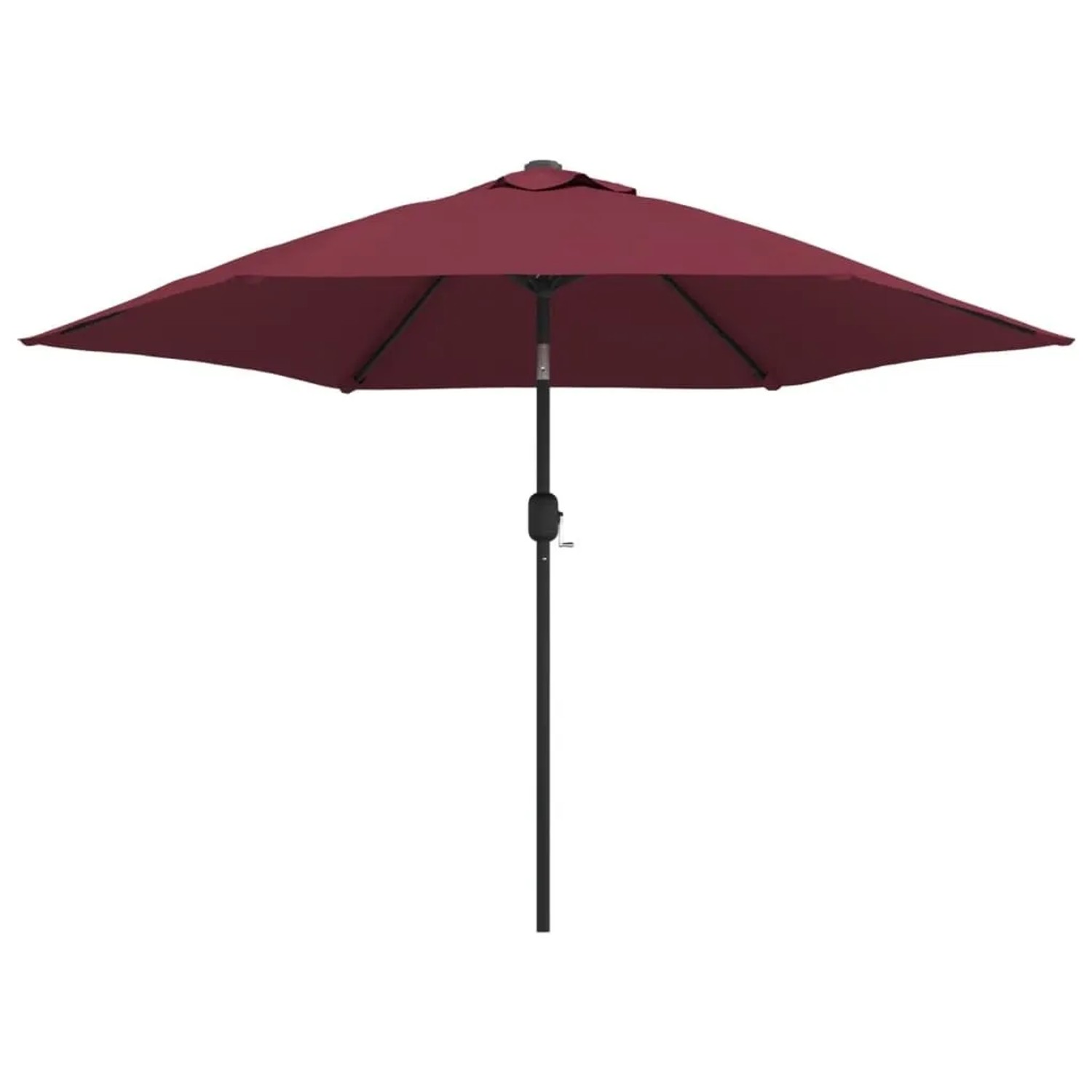 vidaXL Sonnenschirm mit Metall-Mast 300 cm Bordeauxrot 313752