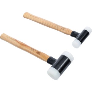 BGS Schonhammer Satz Hickory Stiel Rückschlagfrei Ø 30 45 Mm 300 550 G 2Tlg  1859