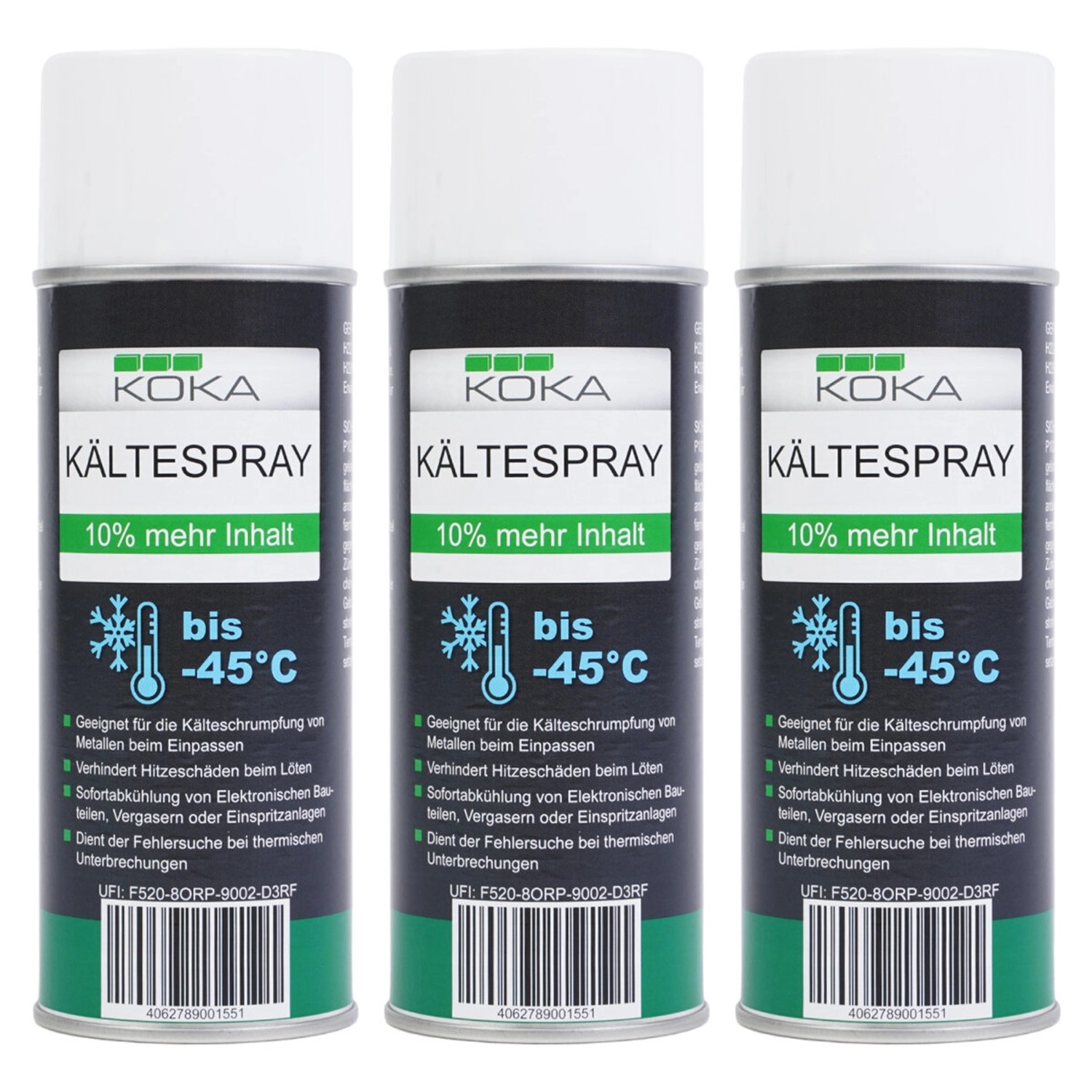 KOKA 3x Kältespray bis -45°C günstig online kaufen