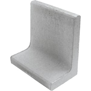 Grauer Diephaus L-Stein unbewehrt, 60x50x40x7 cm, zur Beet- und Böschungsbegrenzung.
